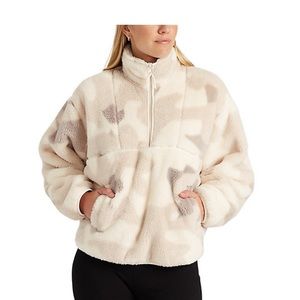 Women’s Chaps 1/4 Zip Pribt Fleece Jacket!